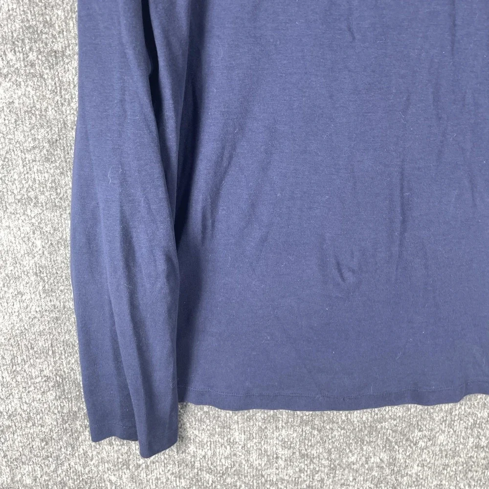 Banana Republic Shirt Mens Large Blue Polo Long Sleeve Collared Button Up Preppy